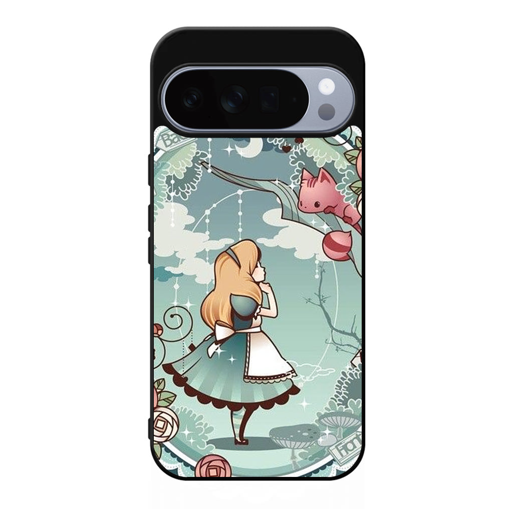 Alice And Cheshire Cat Poster Google Pixel 10 Pro / Pixel 10 Pro XL Case