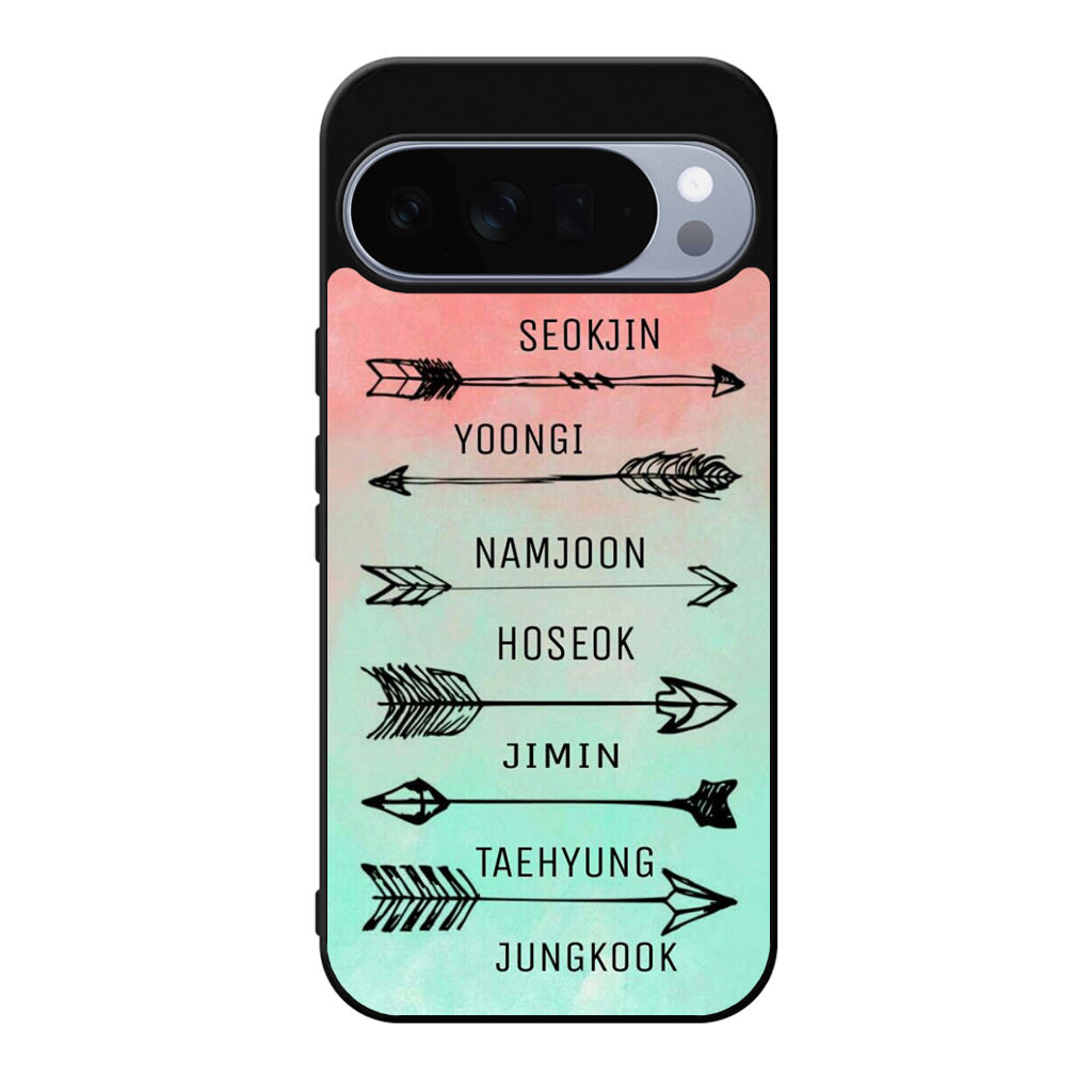 BTS Members Name Google Pixel 10 Pro / Pixel 10 Pro XL Case
