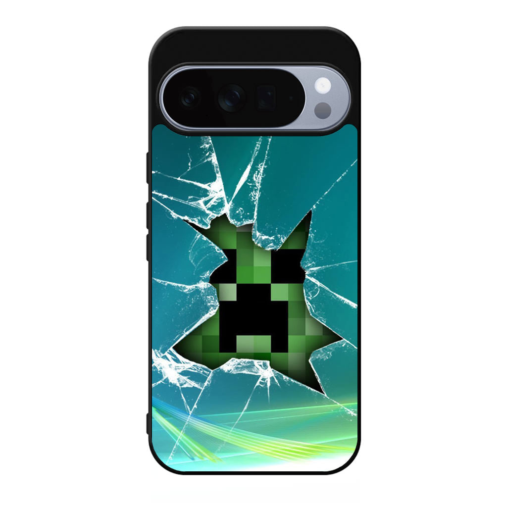 Creeper Glass Broken Green Google Pixel 10 Pro / Pixel 10 Pro XL Case