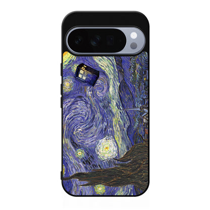 Dr Who Tardis In Van Gogh Starry Night Google Pixel 10 Pro / Pixel 10 Pro XL Case