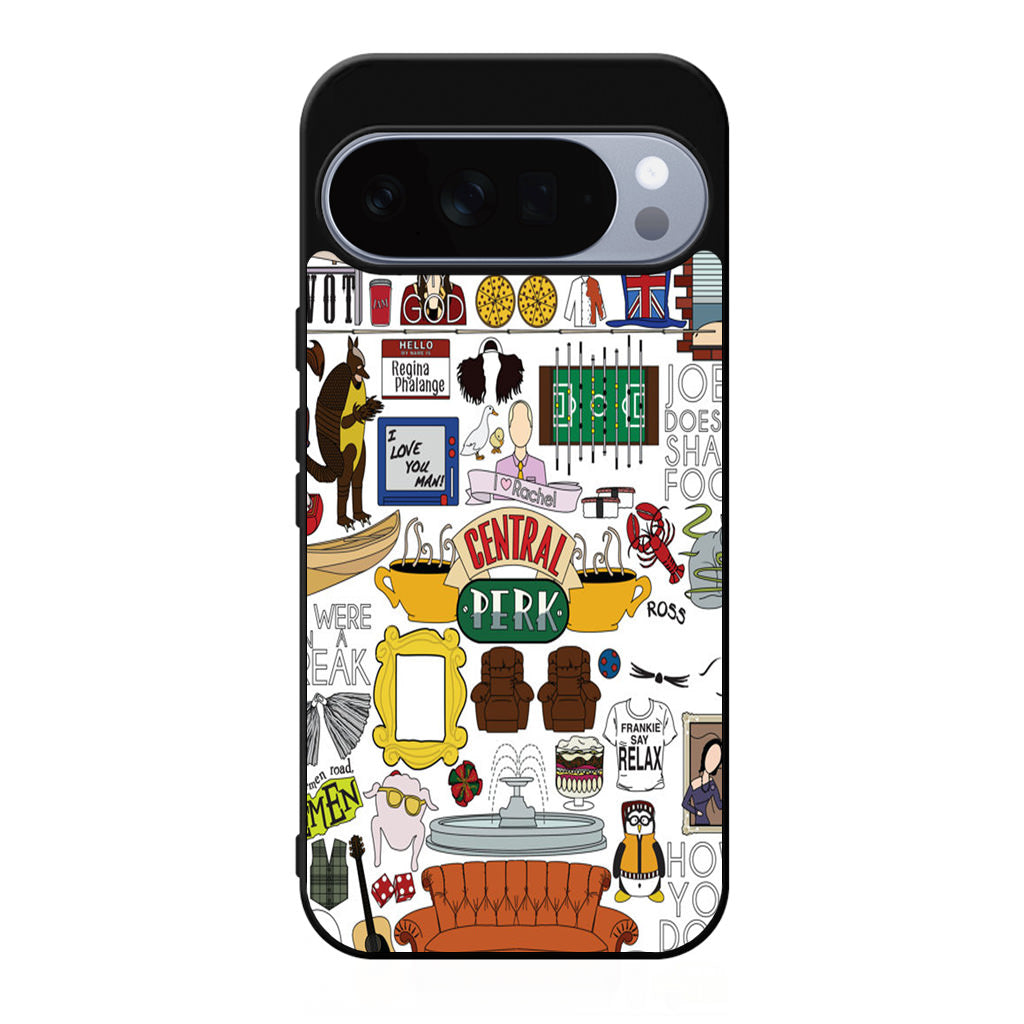Friends TV Show Central Perk Sticker Google Pixel 10 Pro / Pixel 10 Pro XL Case