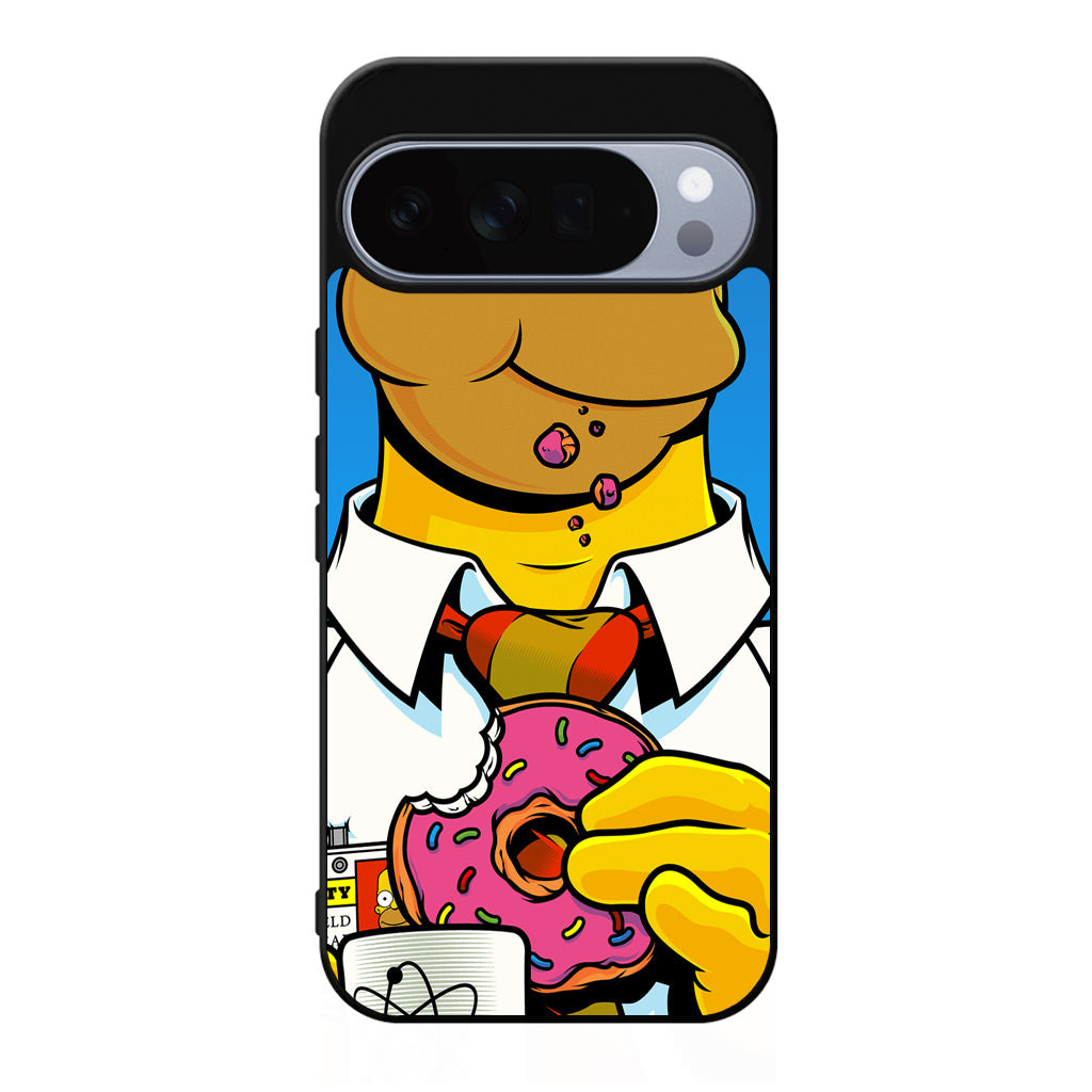 Homer Eats Donut Google Pixel 10 Pro / Pixel 10 Pro XL Case