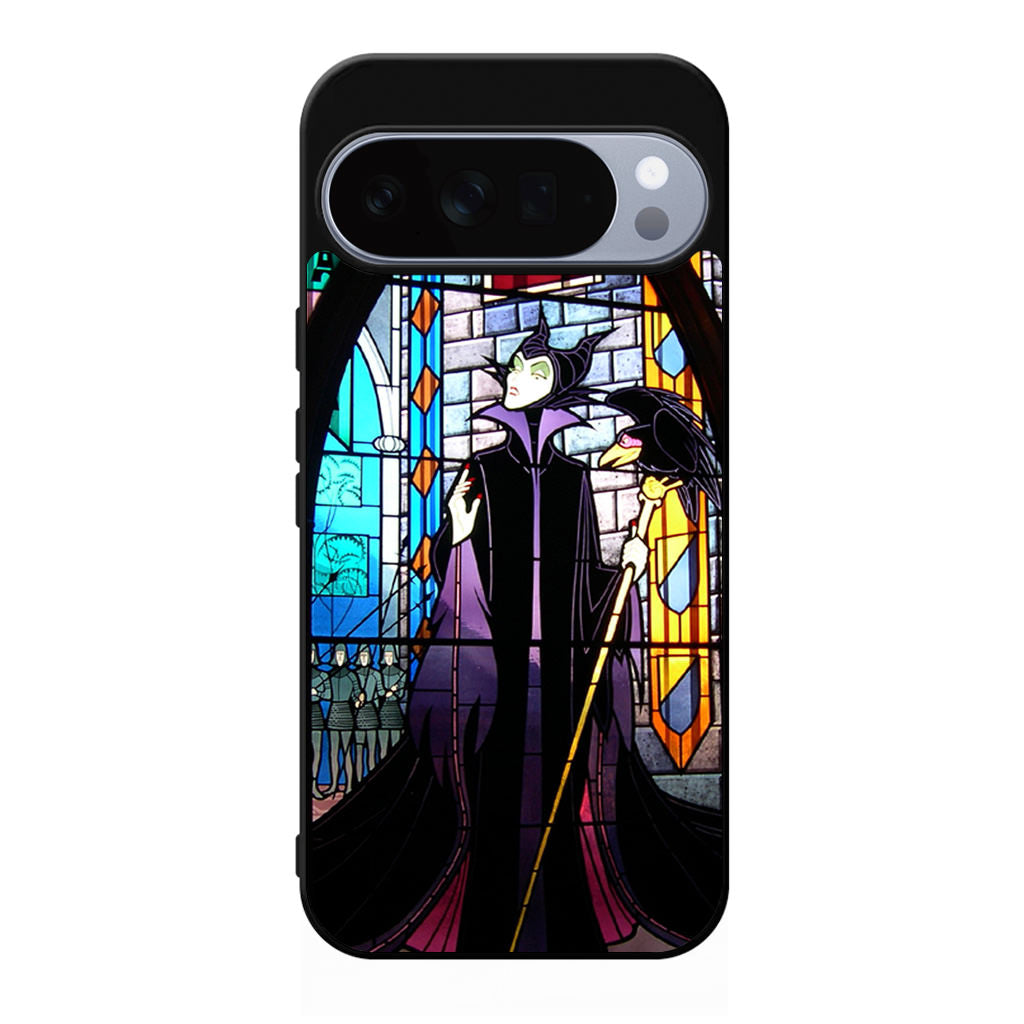 Maleficent Sleeping Beauty Glass Art Google Pixel 10 Pro / Pixel 10 Pro XL Case