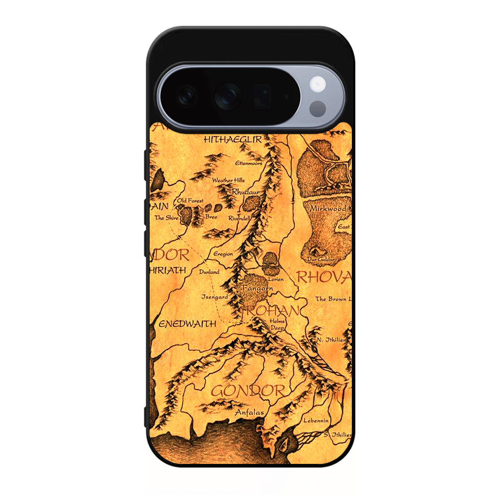 Middle Earth Map Hobbit Google Pixel 10 Pro / Pixel 10 Pro XL Case