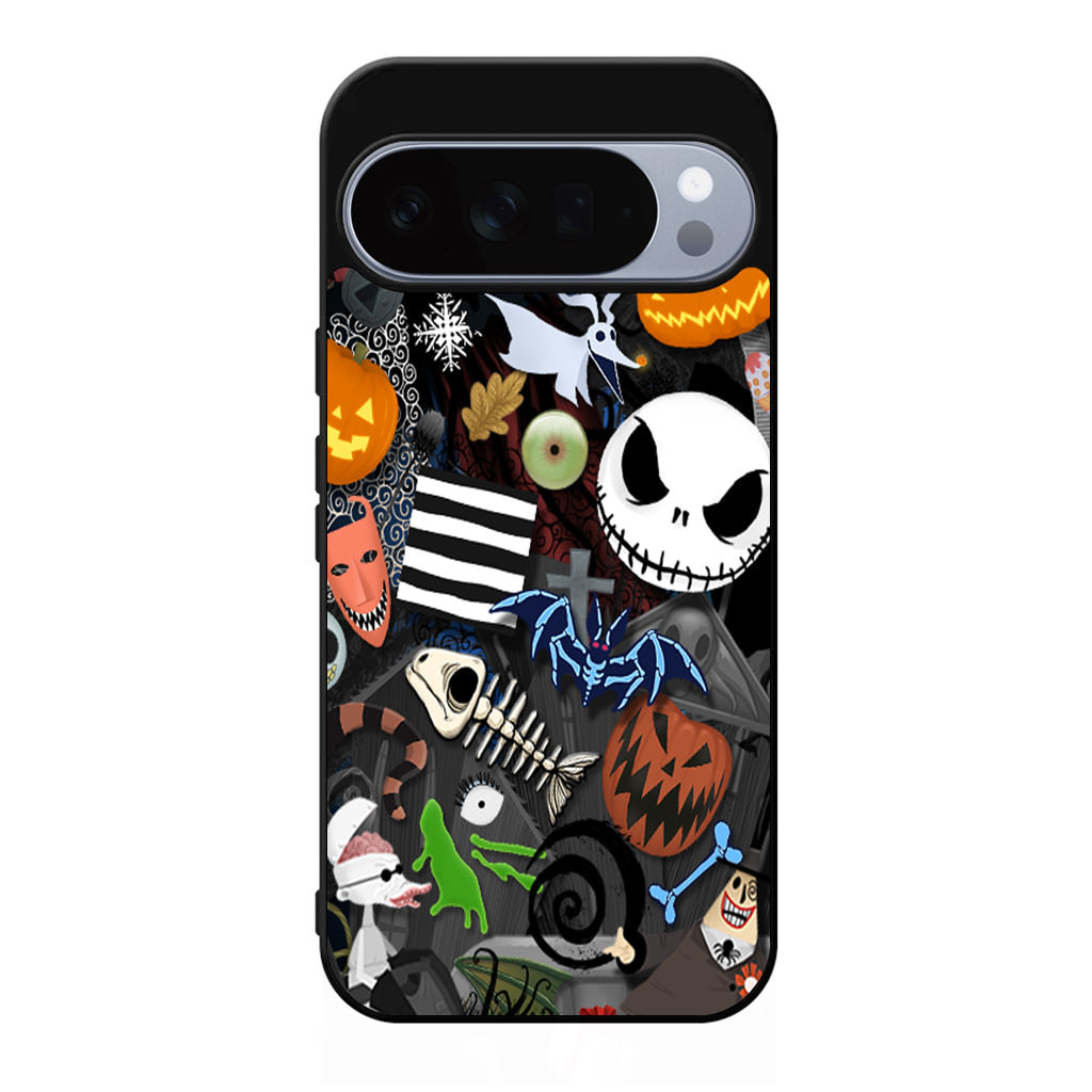 Nightmare Before Chrismast Collage Google Pixel 10 Pro / Pixel 10 Pro XL Case
