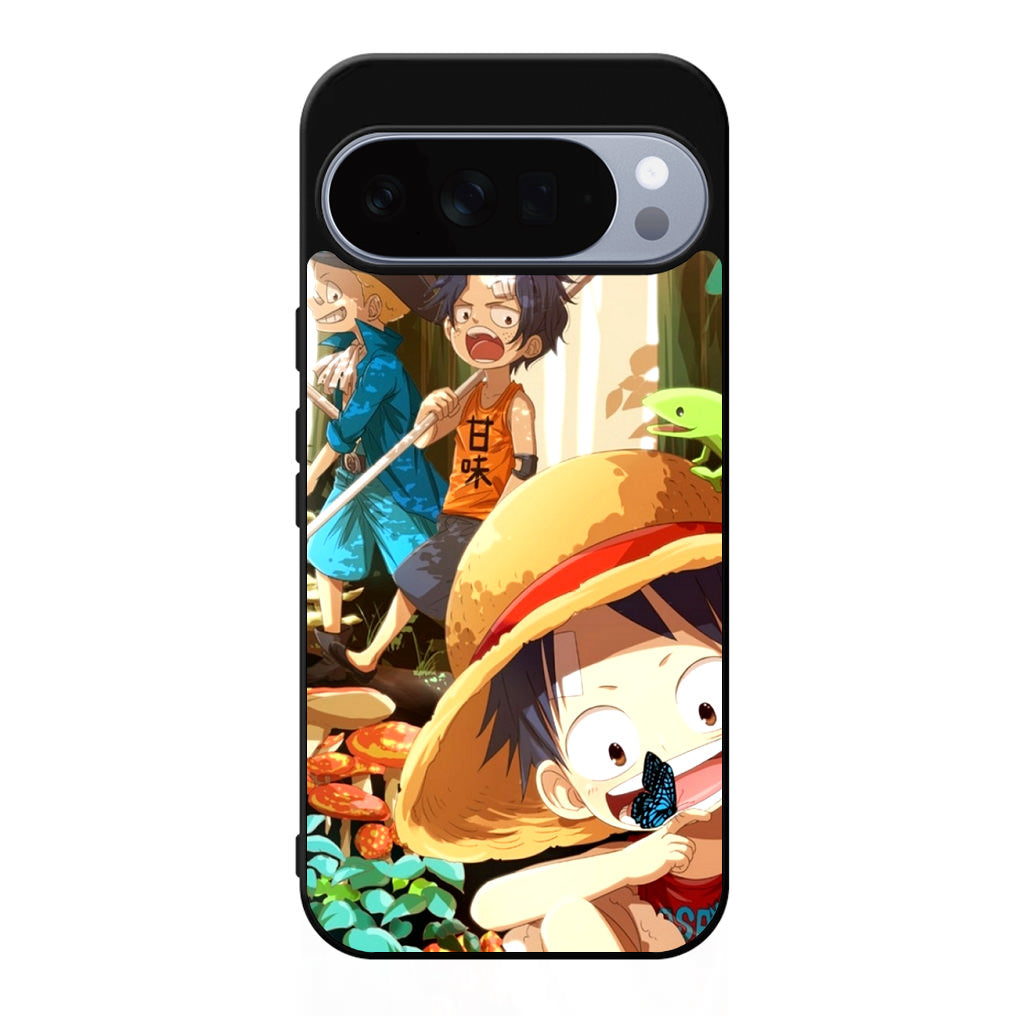One Piece Little Sabo Ace Luffy Cute Google Pixel 10 Pro / Pixel 10 Pro XL Case