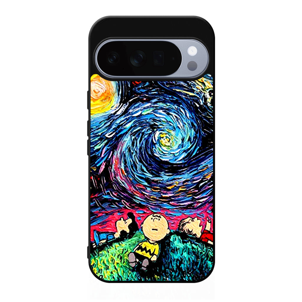 Peanuts At Starry Night Google Pixel 10 Pro / Pixel 10 Pro XL Case