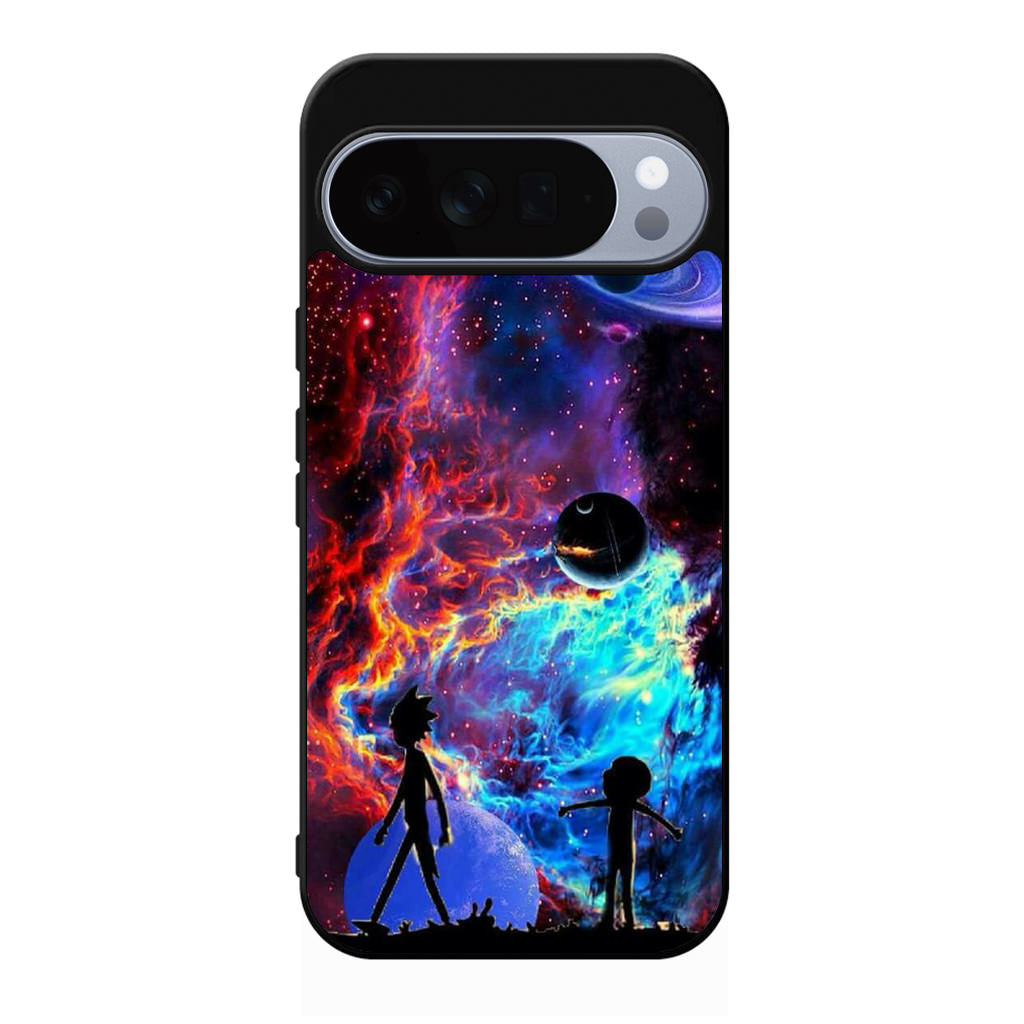 Rick And Morty Flat Galaxy Google Pixel 10 Pro / Pixel 10 Pro XL Case