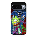 Rick And Morty Bat And Joker Clown Google Pixel 10 Pro / Pixel 10 Pro XL Case
