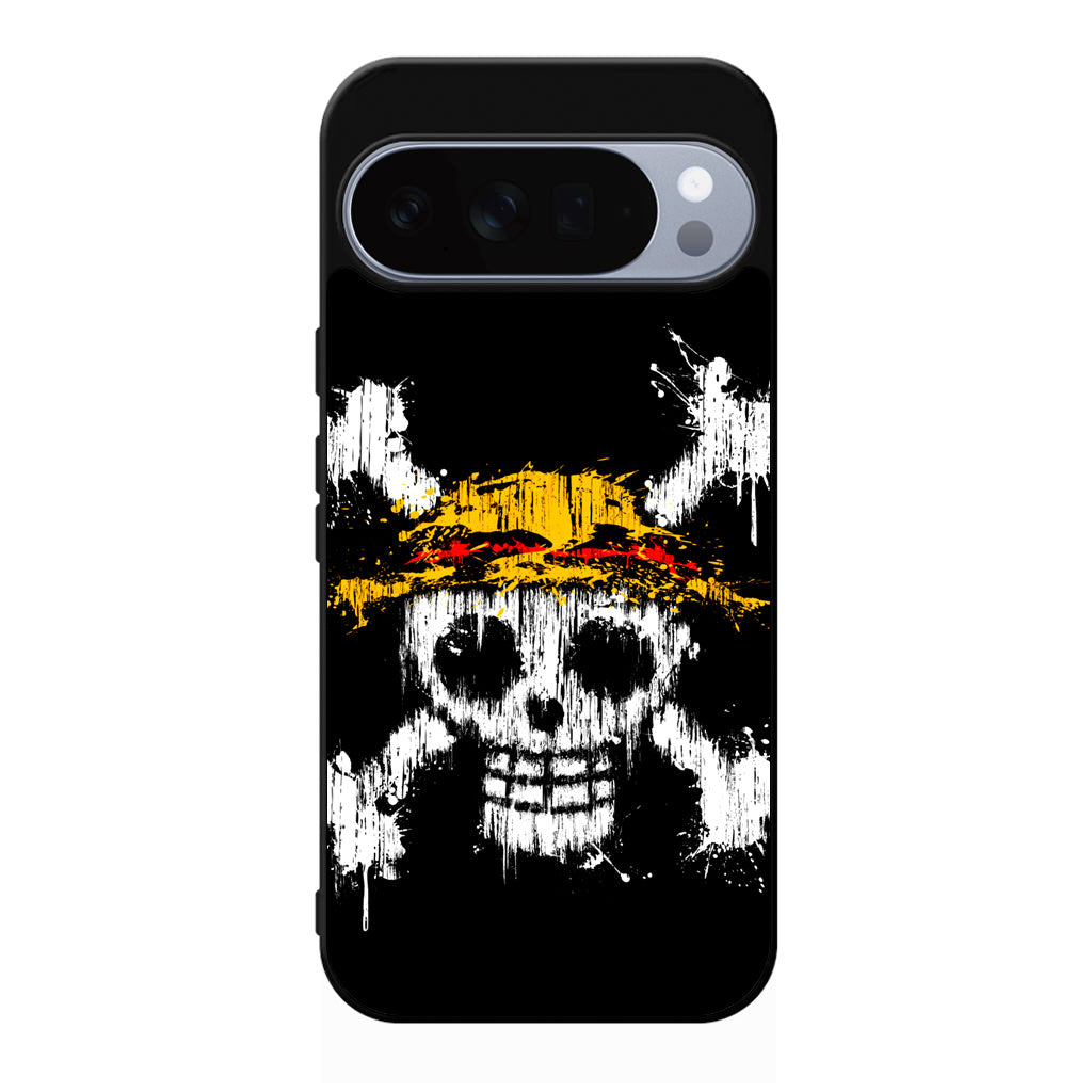 Straw Hat Pirate Logo Paint Google Pixel 10 Pro / Pixel 10 Pro XL Case