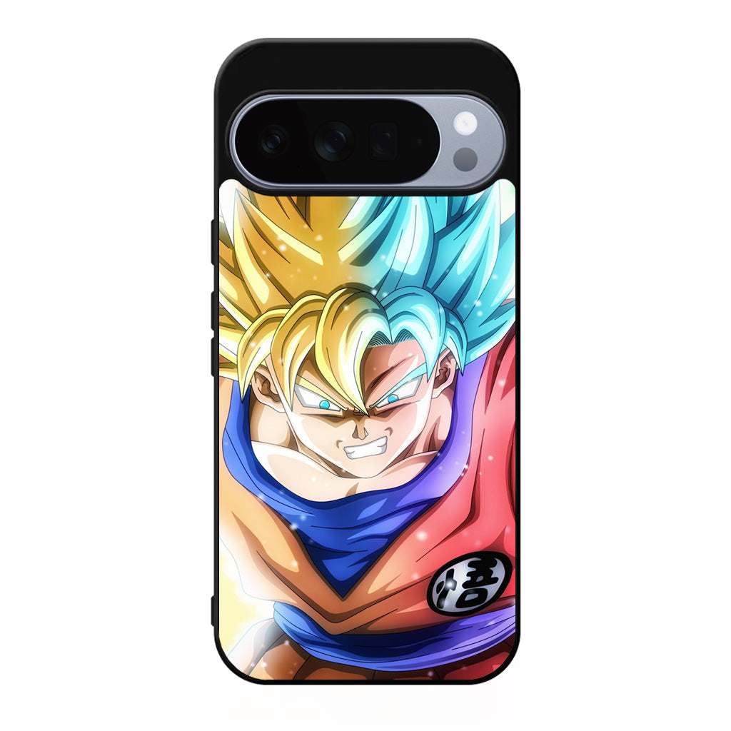 Goku SSJ 1 to SSJ Blue Google Pixel 10 Pro / Pixel 10 Pro XL Case