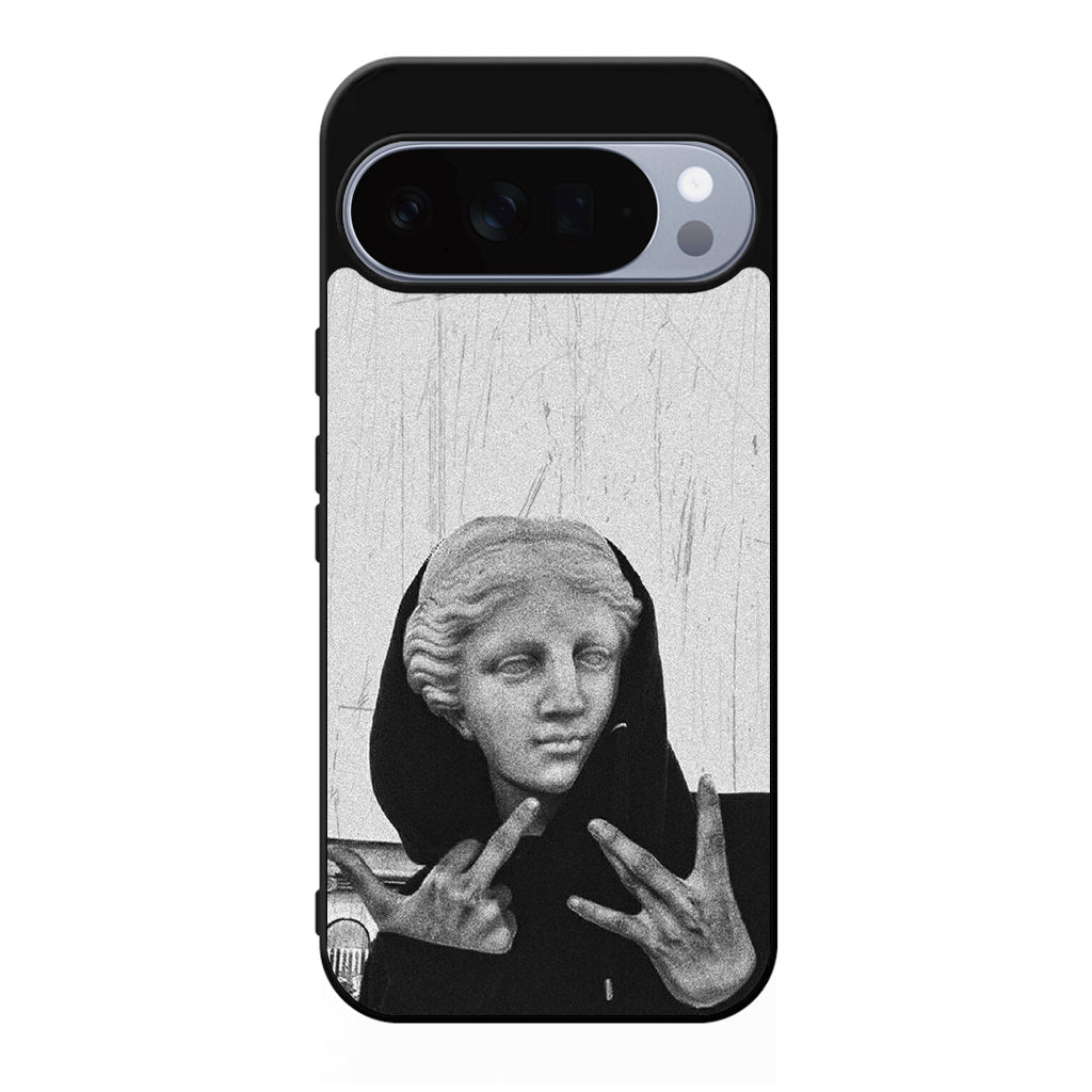 Greek Statue Wearing Hoodie Google Pixel 10 Pro / Pixel 10 Pro XL Case