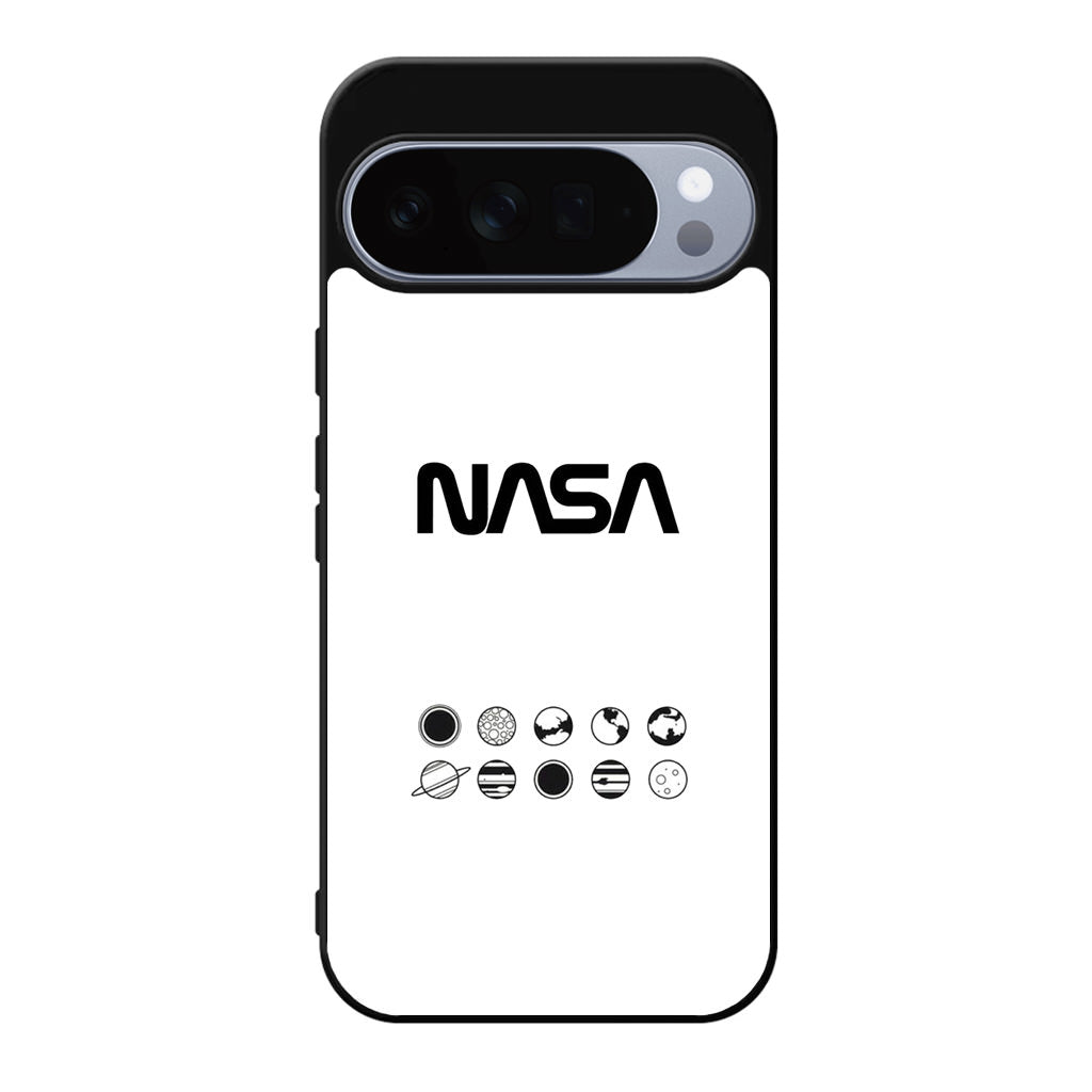 NASA Minimalist White Google Pixel 10 Pro / Pixel 10 Pro XL Case