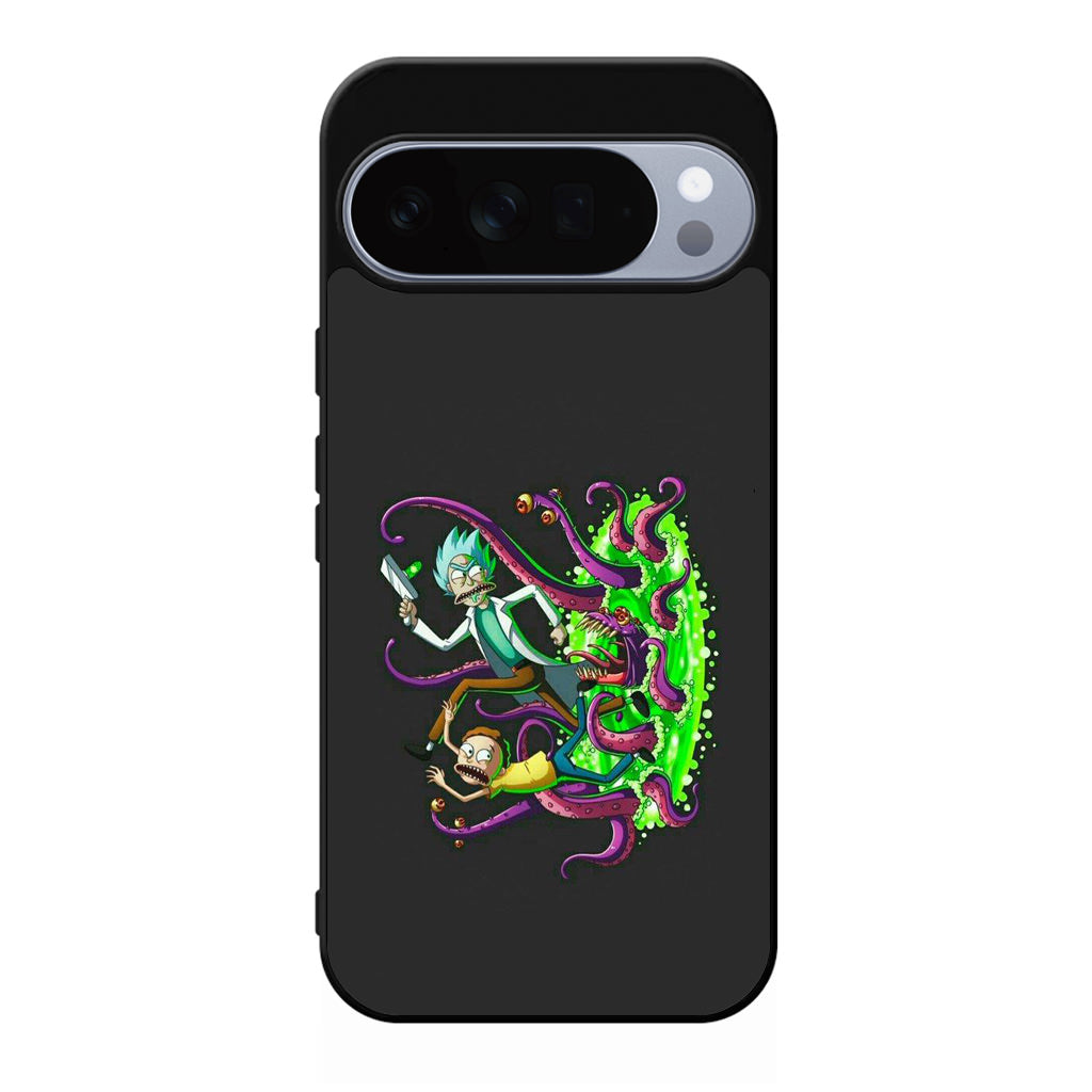 Rick And Morty Pass Through The Portal Google Pixel 10 Pro / Pixel 10 Pro XL Case