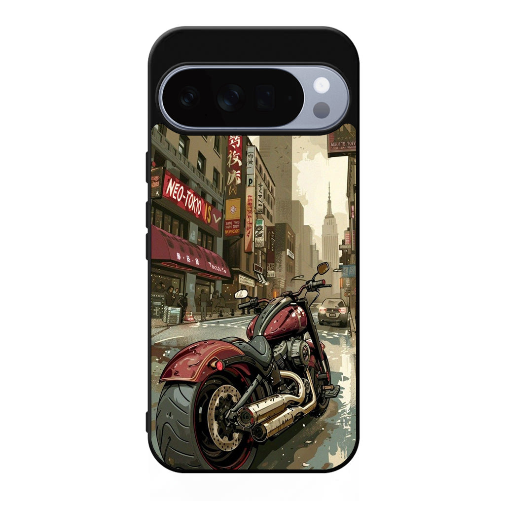 Motorcycle In Tokyo Streets Google Pixel 10 Pro / Pixel 10 Pro XL Case