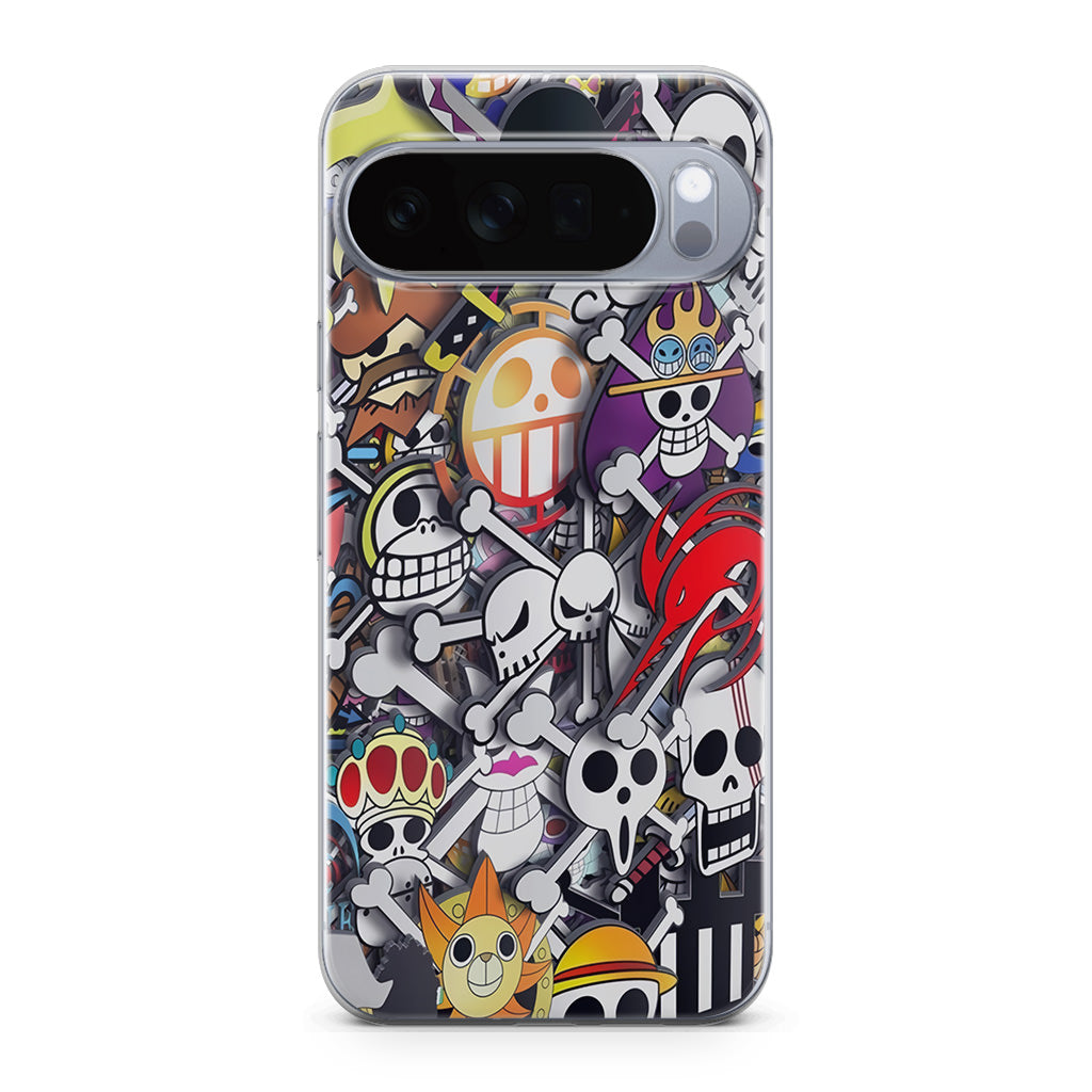 All Pirate Symbols One Piece Google Pixel 10 Pro / Pixel 10 Pro XL Case