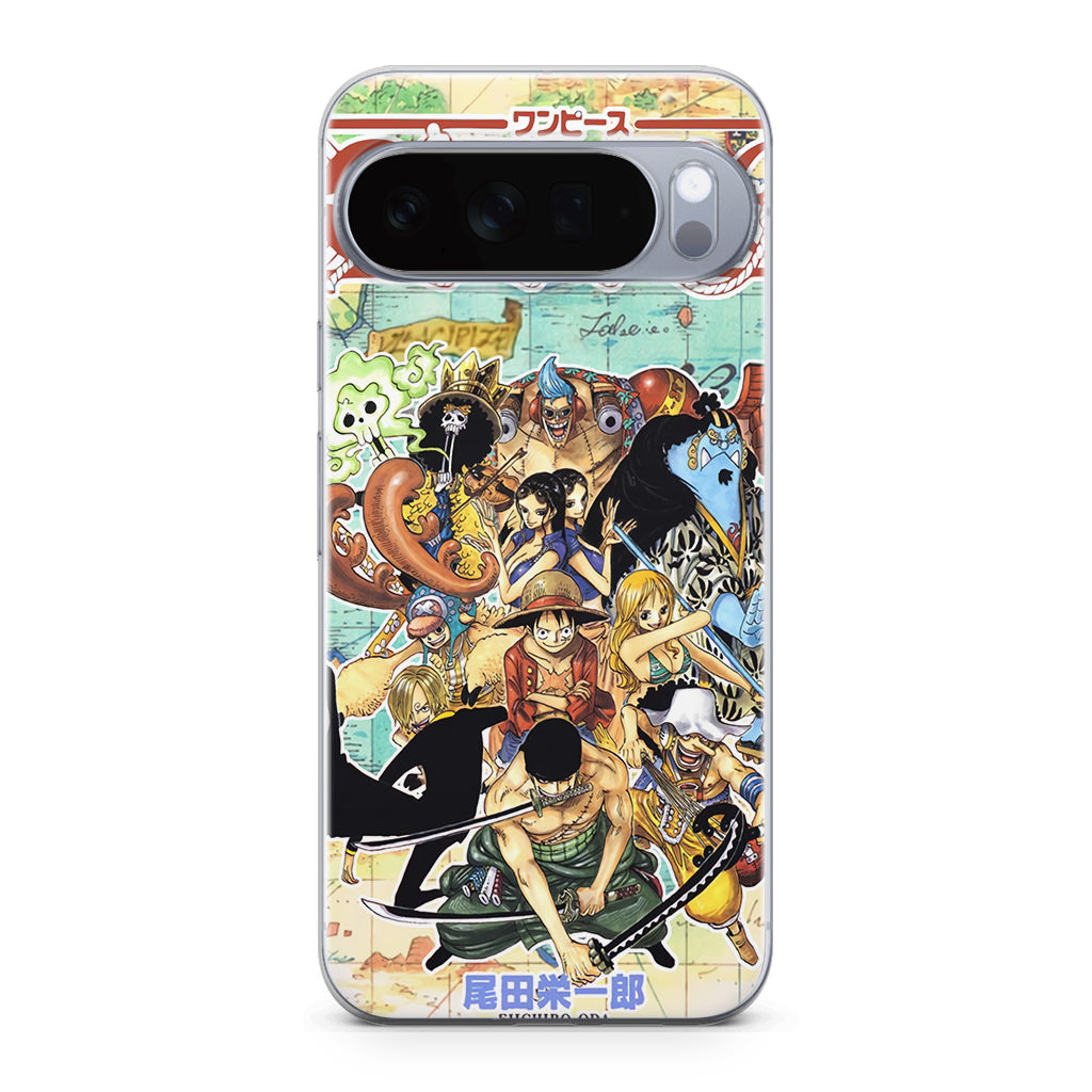 One Piece Comic Straw Hat Pirate Google Pixel 10 Pro / Pixel 10 Pro XL Case