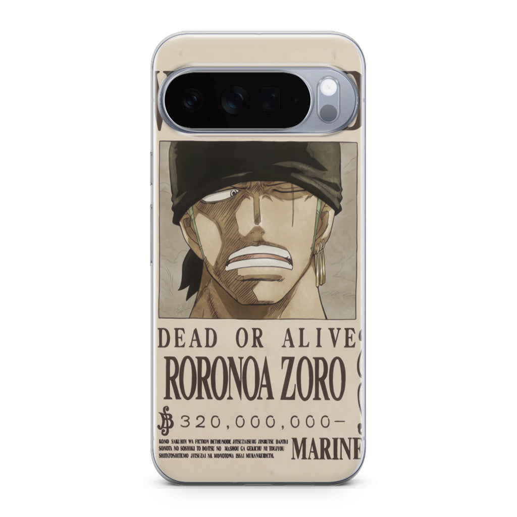 Roronoa Zoro Bounty Google Pixel 10 Pro / Pixel 10 Pro XL Case
