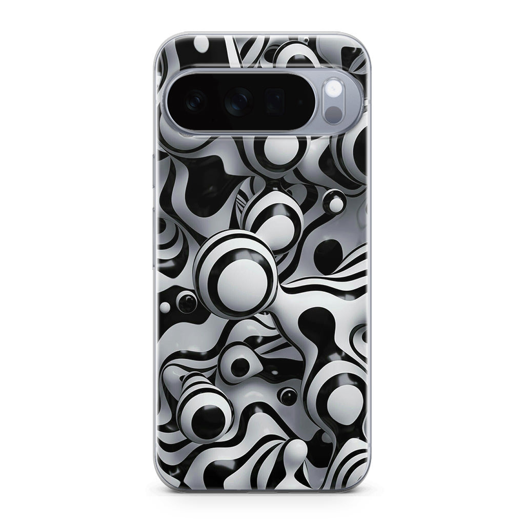 Abstract Art Black White Google Pixel 10 Pro / Pixel 10 Pro XL Case