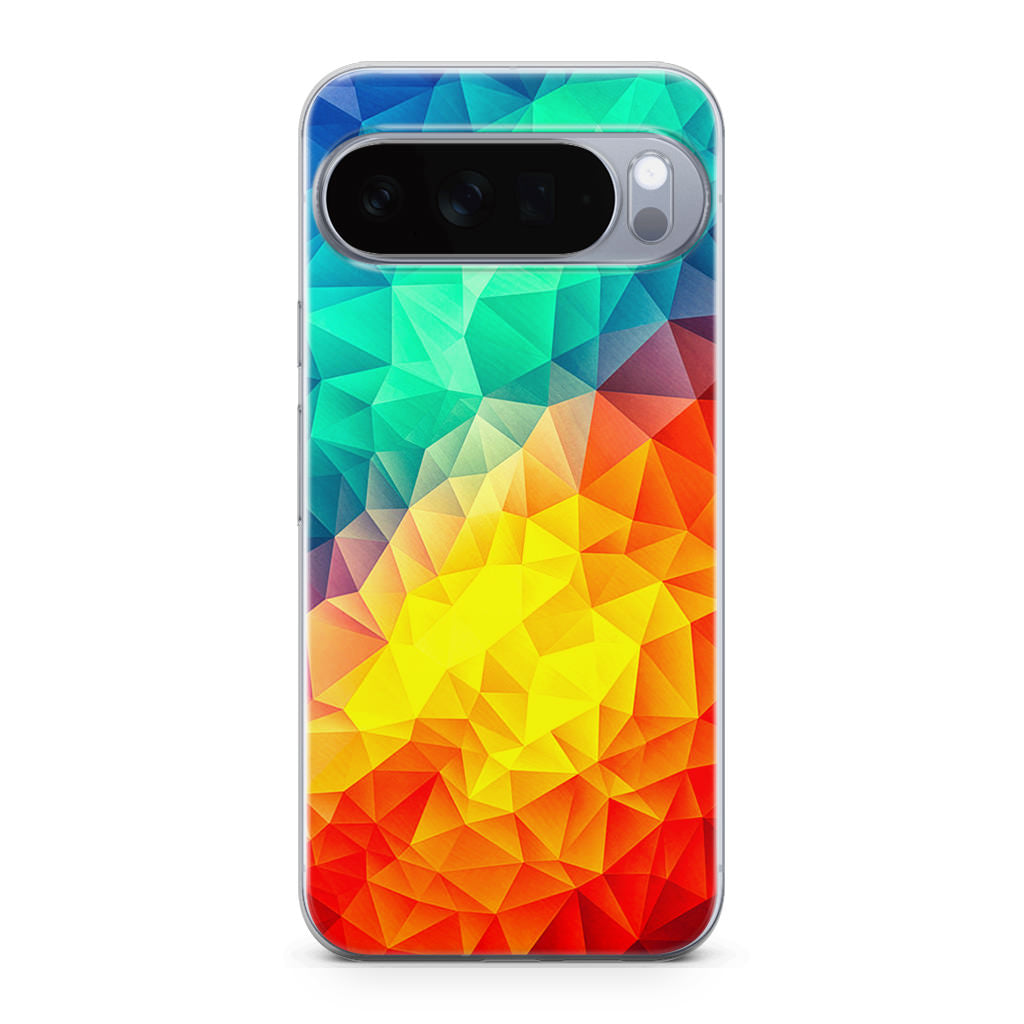 Abstract Multicolor Cubism Painting Google Pixel 10 Pro / Pixel 10 Pro XL Case