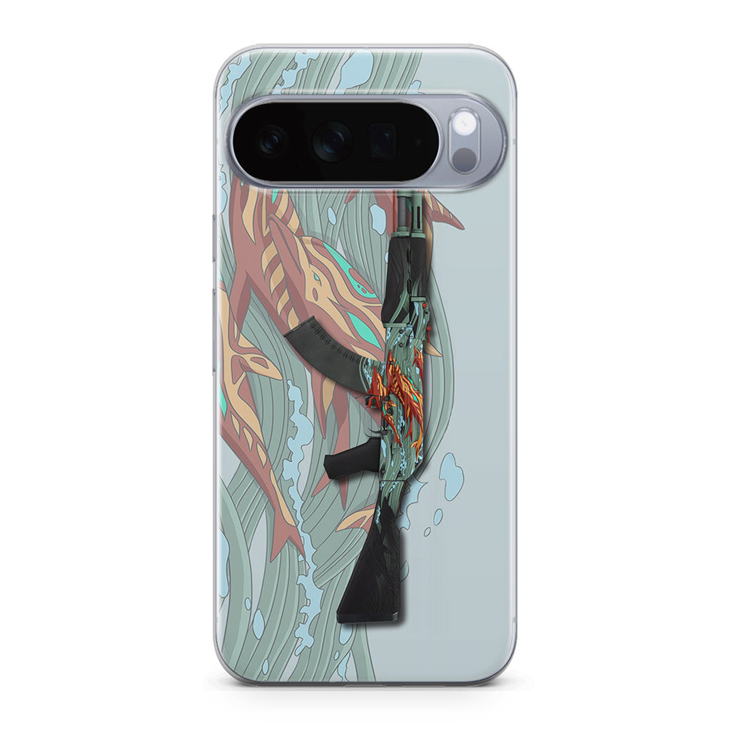 AK-47 Aquamarine Revenge Google Pixel 10 Pro / Pixel 10 Pro XL Case