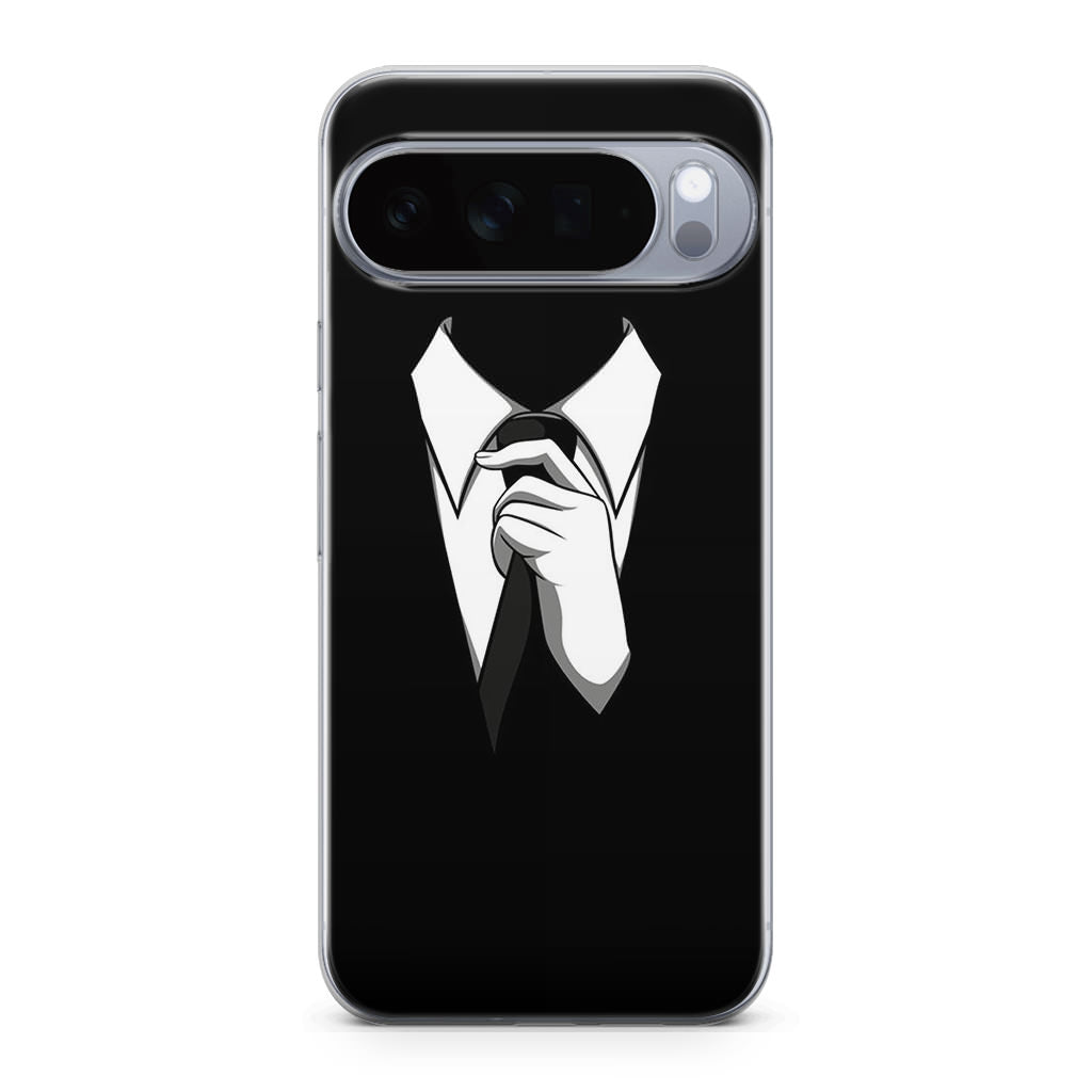 Anonymous Black White Tie Google Pixel 10 Pro / Pixel 10 Pro XL Case