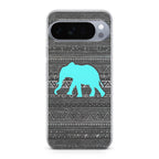 Aztec Elephant Turquoise Google Pixel 10 Pro / Pixel 10 Pro XL Case