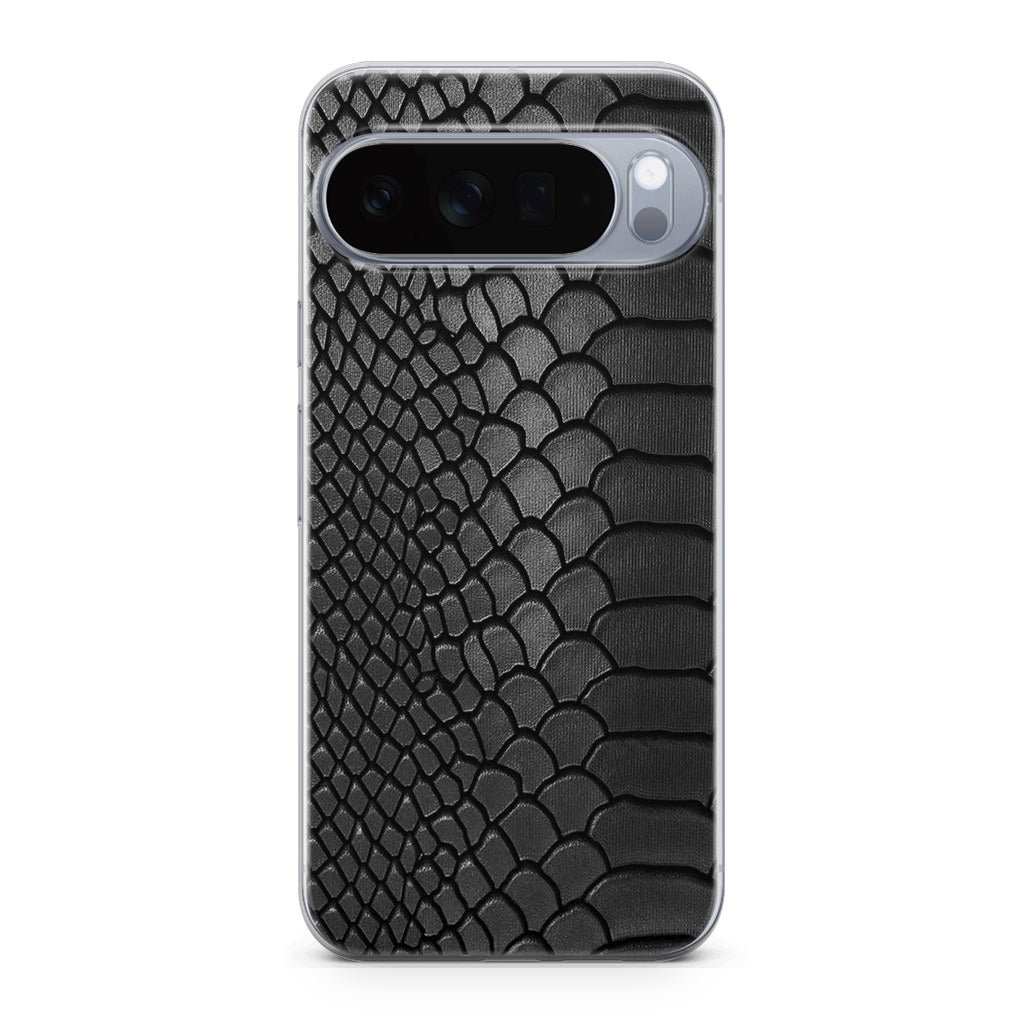Black Snake Skin Texture Google Pixel 10 Pro / Pixel 10 Pro XL Case