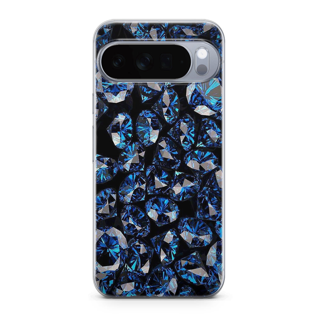 Blue Diamonds Pattern Google Pixel 10 Pro / Pixel 10 Pro XL Case