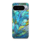 Colorful Art in Blue Google Pixel 10 Pro / Pixel 10 Pro XL Case