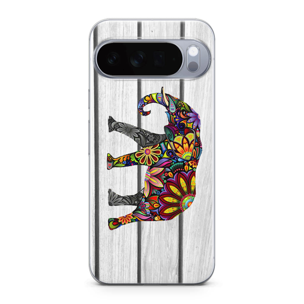 Colorful Elephant Flower Google Pixel 10 Pro / Pixel 10 Pro XL Case