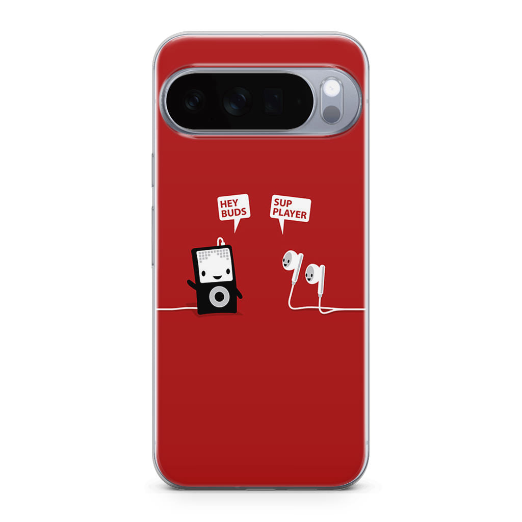 Funny Music Headphones Player Buds Google Pixel 10 Pro / Pixel 10 Pro XL Case