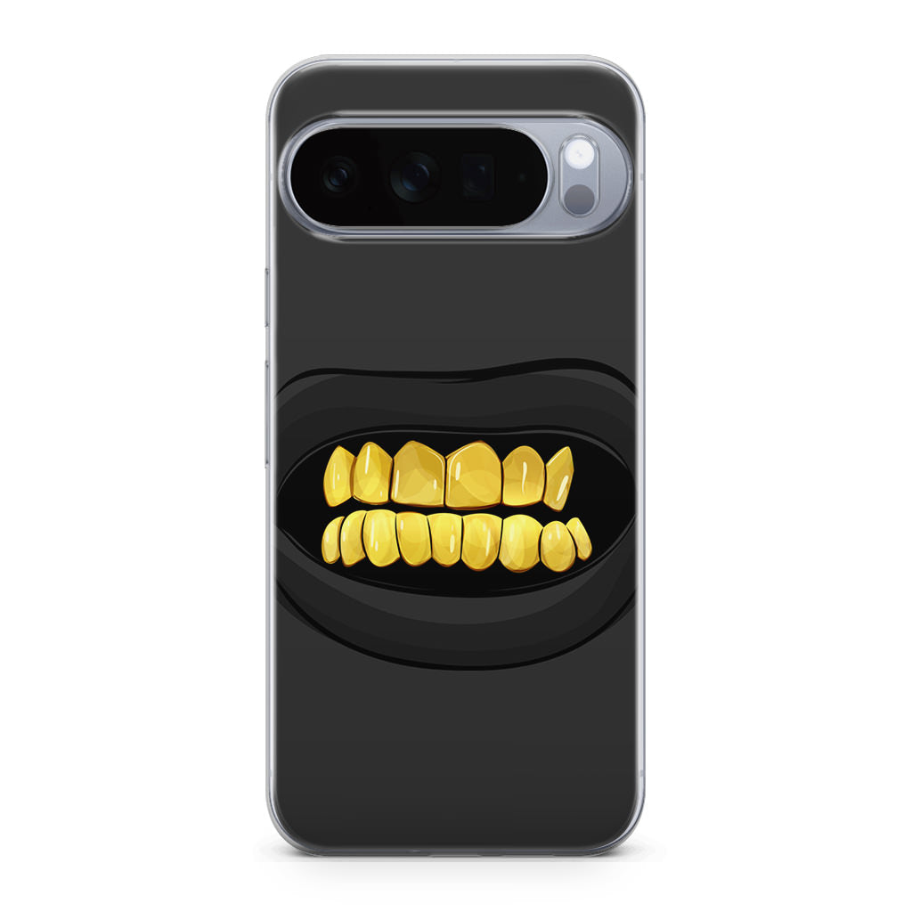 Gold Grillz Google Pixel 10 Pro / Pixel 10 Pro XL Case