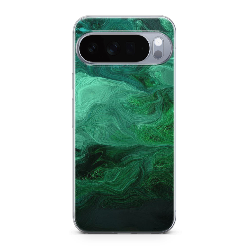 Green Abstract Art Google Pixel 10 Pro / Pixel 10 Pro XL Case