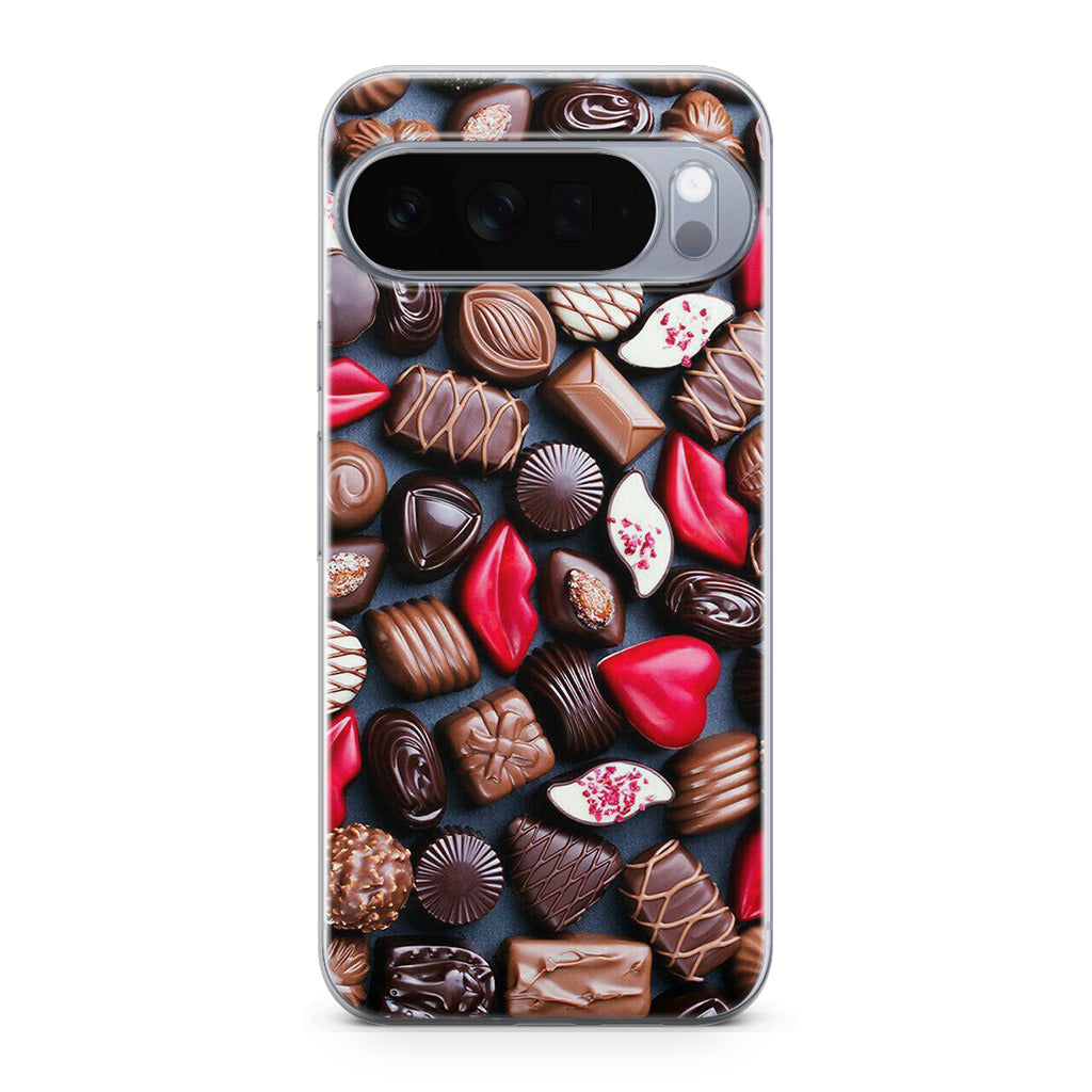 I Love Choco Pattern Google Pixel 10 Pro / Pixel 10 Pro XL Case