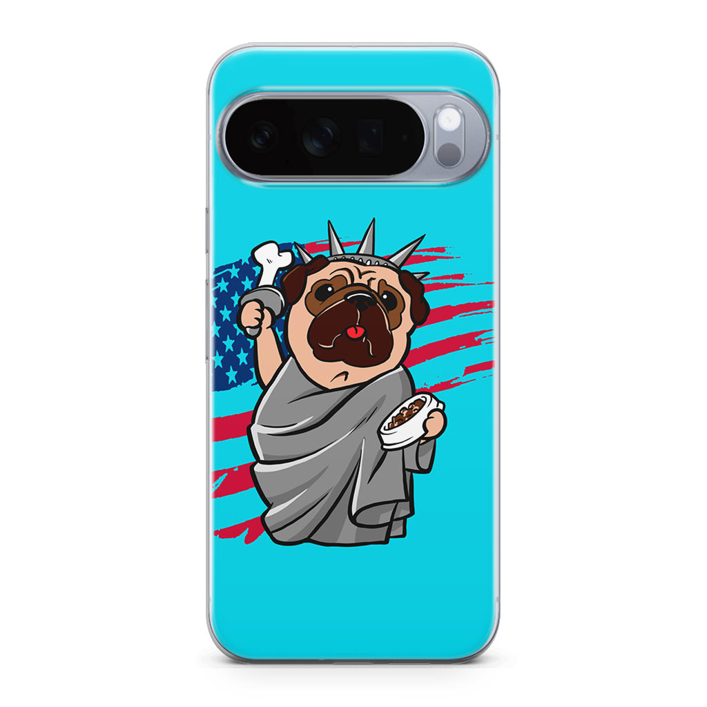 Independence Day Pug Google Pixel 10 Pro / Pixel 10 Pro XL Case
