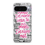 John Green Quotes I'm in Love With Cities Google Pixel 10 Pro / Pixel 10 Pro XL Case