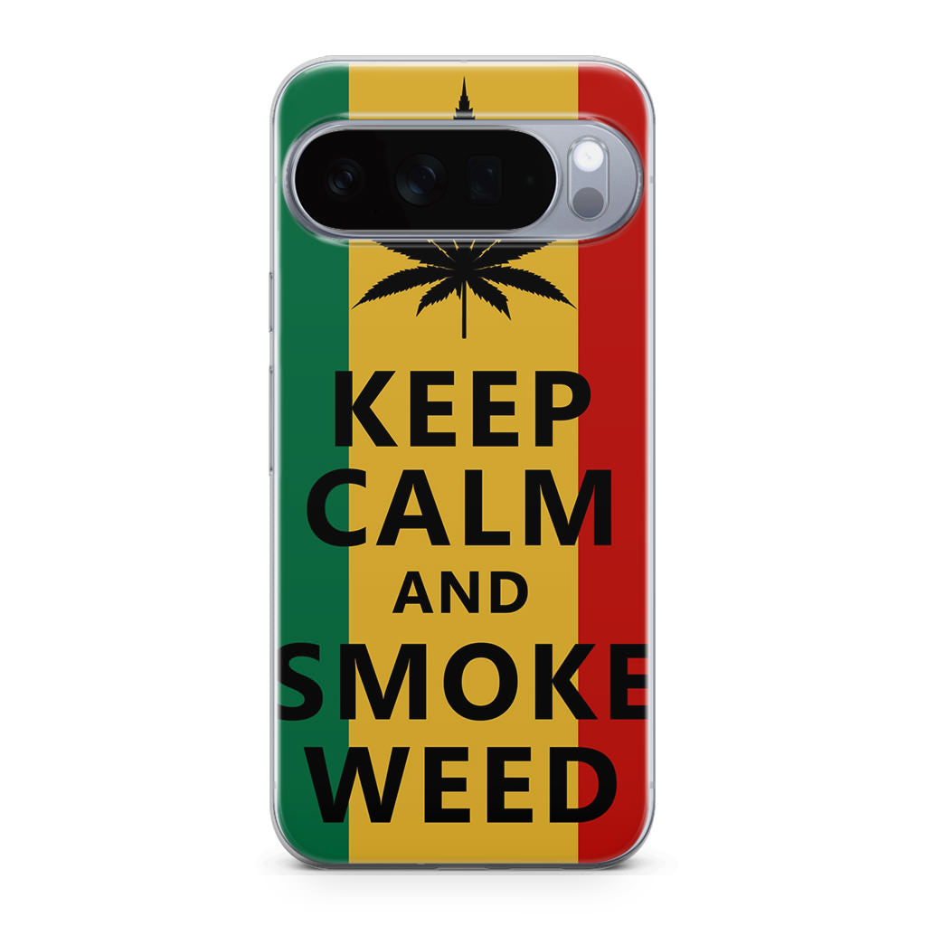 Keep Calm And Smoke Weed Google Pixel 10 Pro / Pixel 10 Pro XL Case