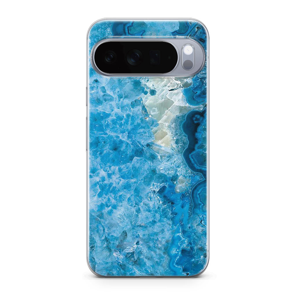 Navy Blue Marble Google Pixel 10 Pro / Pixel 10 Pro XL Case