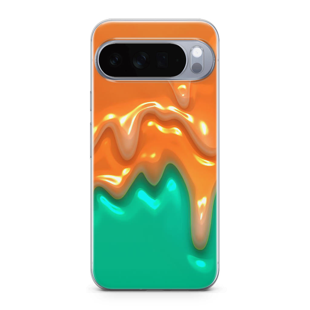 Orange Paint Dripping Google Pixel 10 Pro / Pixel 10 Pro XL Case