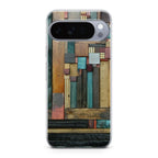 Painted Abstract Wood Sculptures Google Pixel 10 Pro / Pixel 10 Pro XL Case
