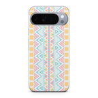 Peach Aztec Pattern Google Pixel 10 Pro / Pixel 10 Pro XL Case