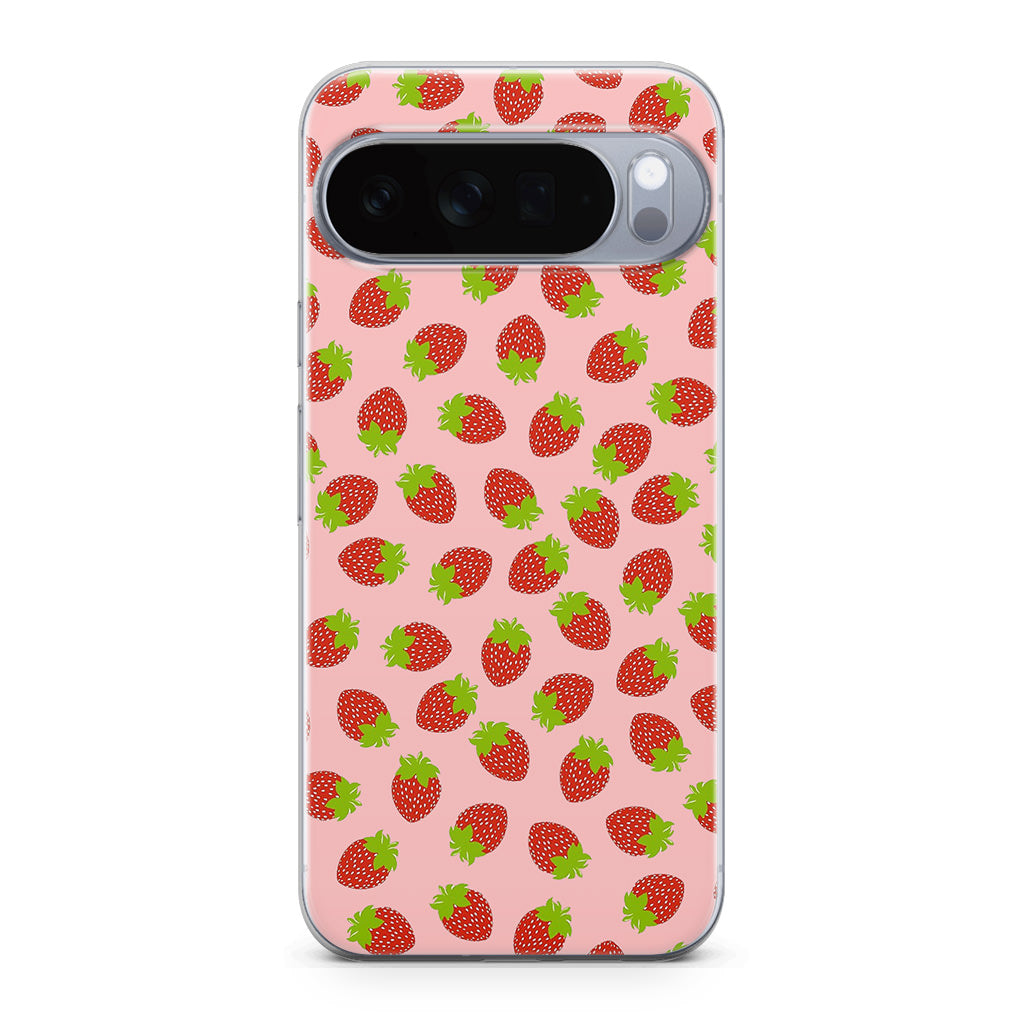 Strawberries Pattern Google Pixel 10 Pro / Pixel 10 Pro XL Case