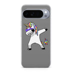 Unicorn Dabbing Grey Google Pixel 10 Pro / Pixel 10 Pro XL Case