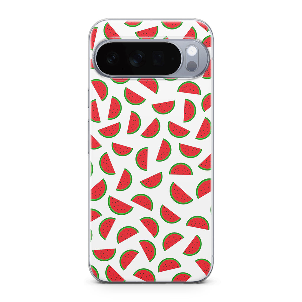 Watermelon Fruit Pattern White Google Pixel 10 Pro / Pixel 10 Pro XL Case