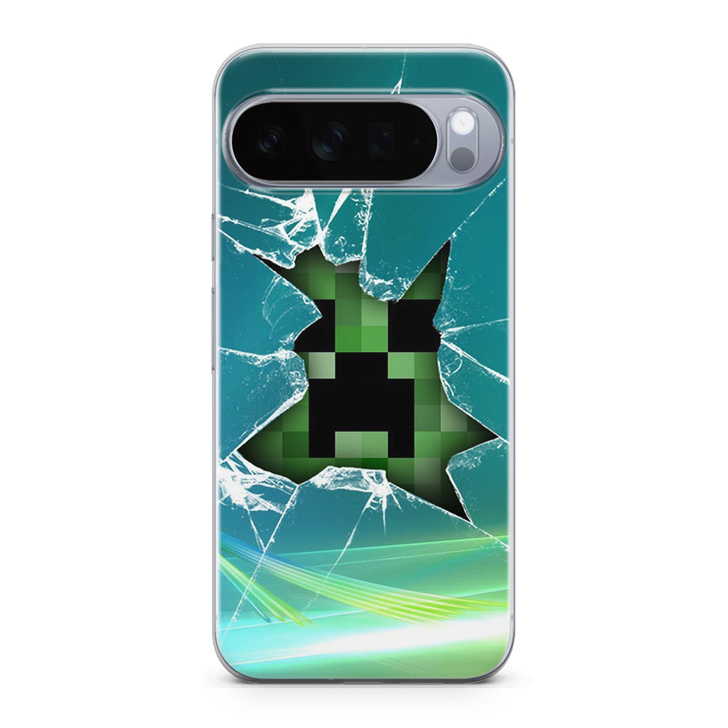 Creeper Glass Broken Green Google Pixel 10 Pro / Pixel 10 Pro XL Case