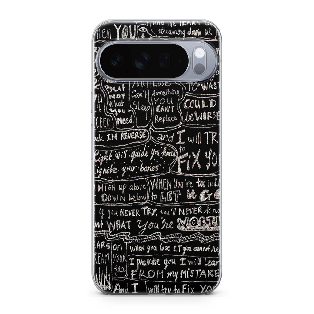 Fix You Lyrics Google Pixel 10 Pro / Pixel 10 Pro XL Case