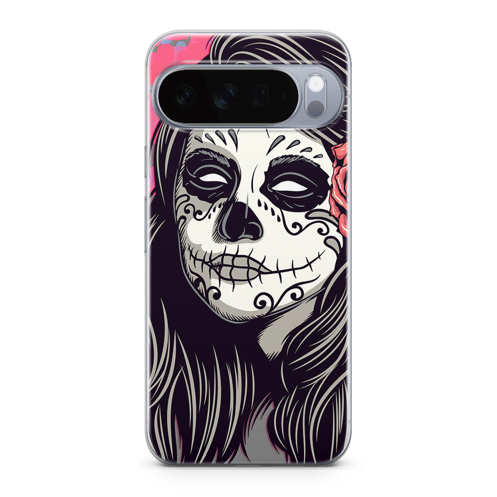 Girl Skull Flower Google Pixel 10 Pro / Pixel 10 Pro XL Case