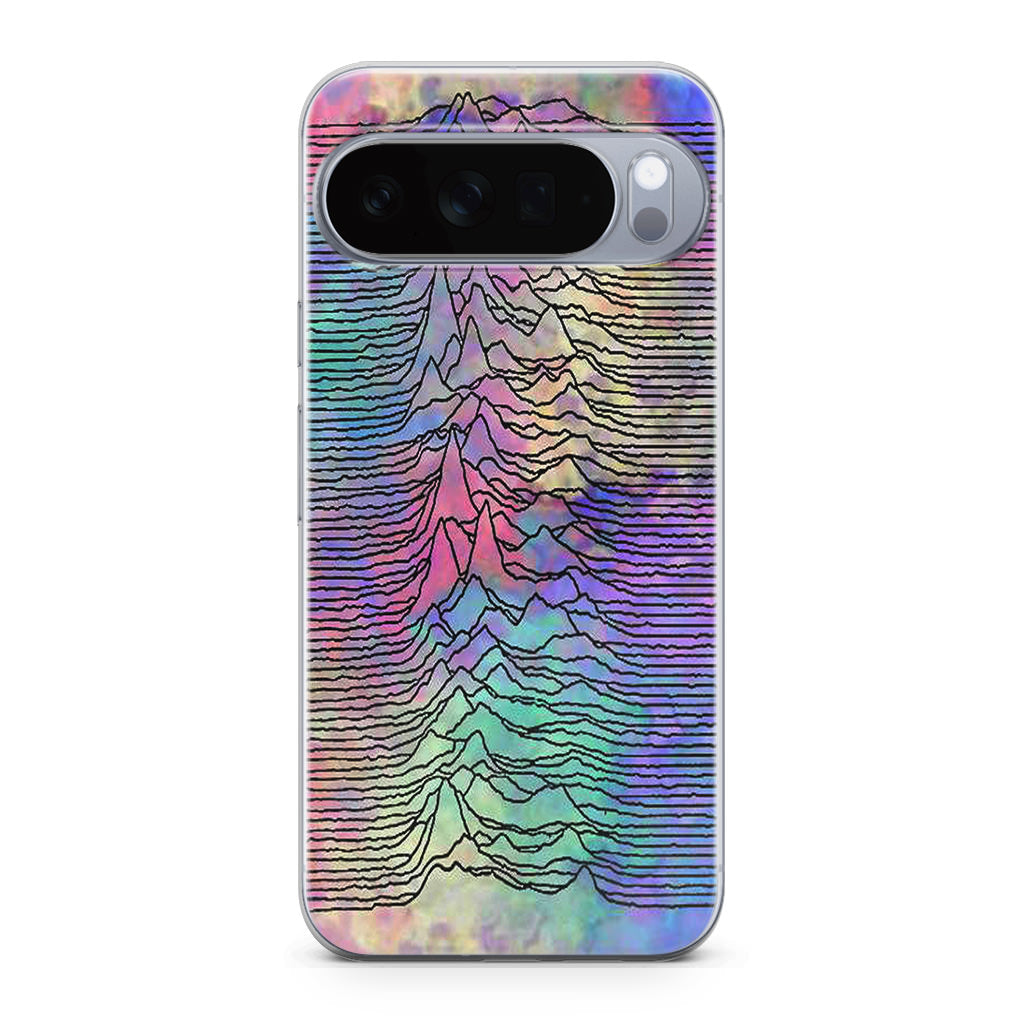 Joy Division Unknown Pleasures Colorful Google Pixel 10 Pro / Pixel 10 Pro XL Case