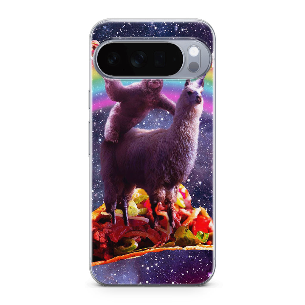 LLama And Sloth On Space Google Pixel 10 Pro / Pixel 10 Pro XL Case